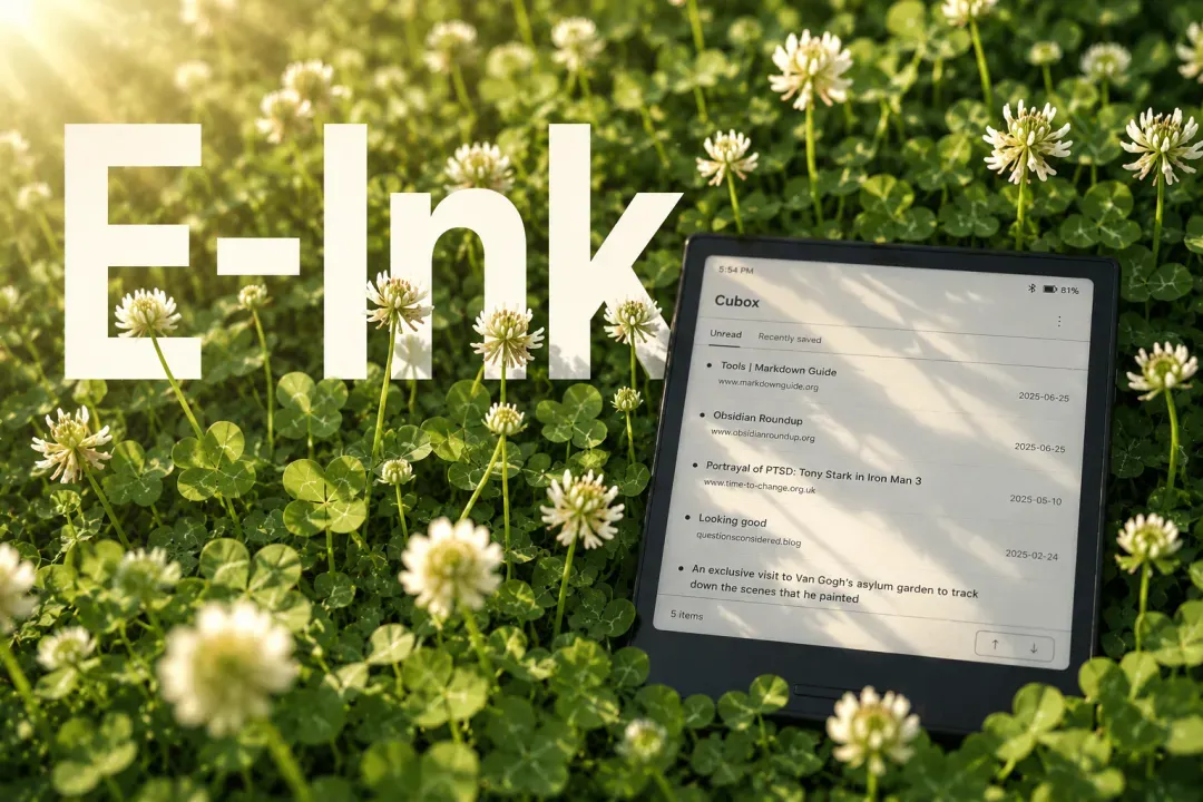 Cubox for E-Ink — Now in Beta | Pure Reading, Unlimited Highlights